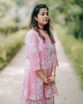PINK PETAL COTTON CO-ORD SET